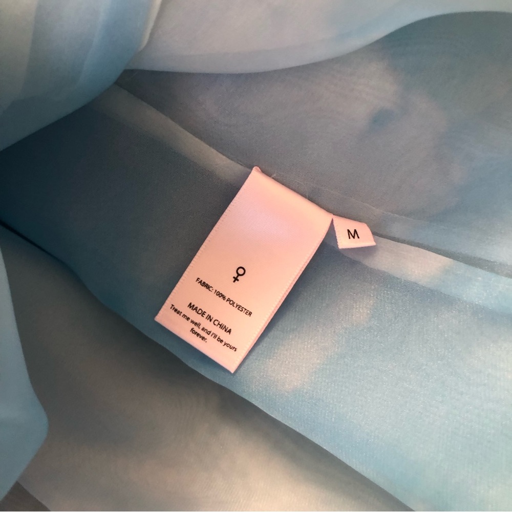 Selkie The Head in the Clouds French Puff Midi Dress - Picture 8 of 9